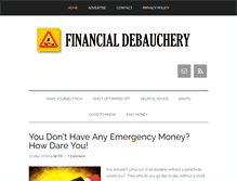 Tablet Screenshot of financialdebauchery.com